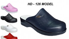 Women Leather Kitchen Chef Clogs HD-126