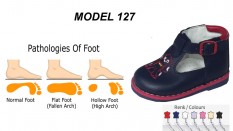 Child Flat Foot Shoes Model 127