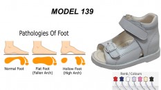 Flat Foot Sandals for Child Model 139