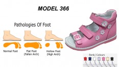 Flat Foot and High Arch Sandals for Child Model 366