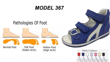 Kid’s Flat Foot Sandals Model 367