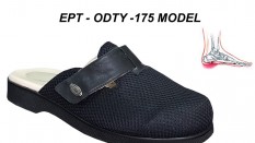 Leather Heel Spurs Slipper for Men’s Diabetes EPT-ODTY-175
