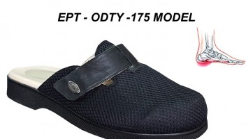 Leather Heel Spurs Slipper for Men’s Diabetes EPT-ODTY-175