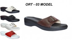 Women’s Orthopedic Leather Slippers ORT-03