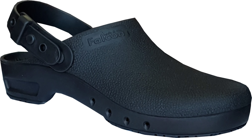 Autoclavable-Operating-Theatre-Clogs-With-Strap-Black