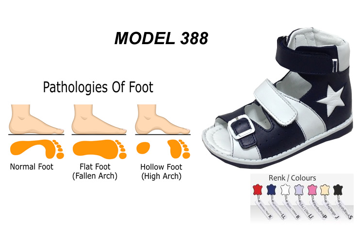 Orthopedic Shoes For Kids Flat Feet Model 388