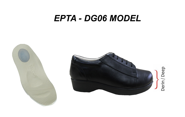 Deep and Width Women Shoes for Heel Spurs EPTA-DG06