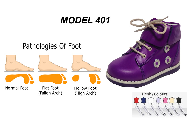 Flat Foot High Boots for Child Model 401