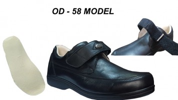 Erkek Diyabetik Ayakkabı Ayarlanabilir Tarsal Atkılı OD-58