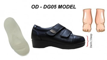 Ekstra Geniş ve Derin Diyabetik Ayakkabı Bayan OD-DG05