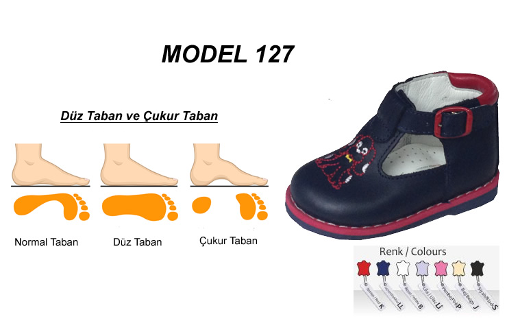 Düz Taban Çocuk Ayakkabısı Model 127