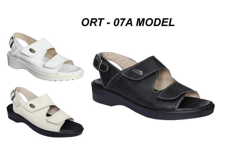 Ortopedik Sandalet Bayan Deri Model ORT-07A