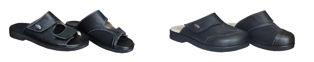 Men's slipper models for bunions