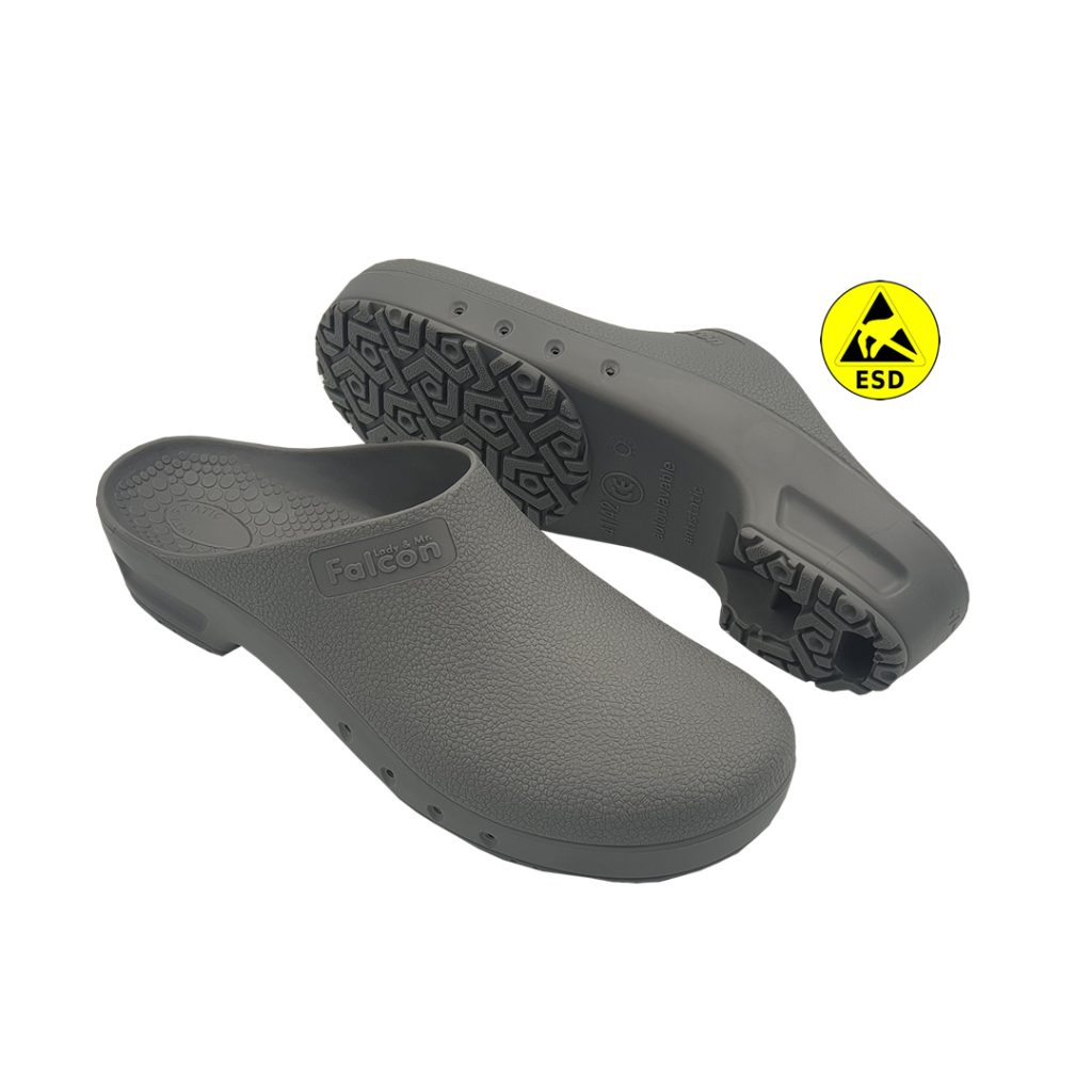 Falcon ESD Antistatik Terlik – Gri (Atkısız)