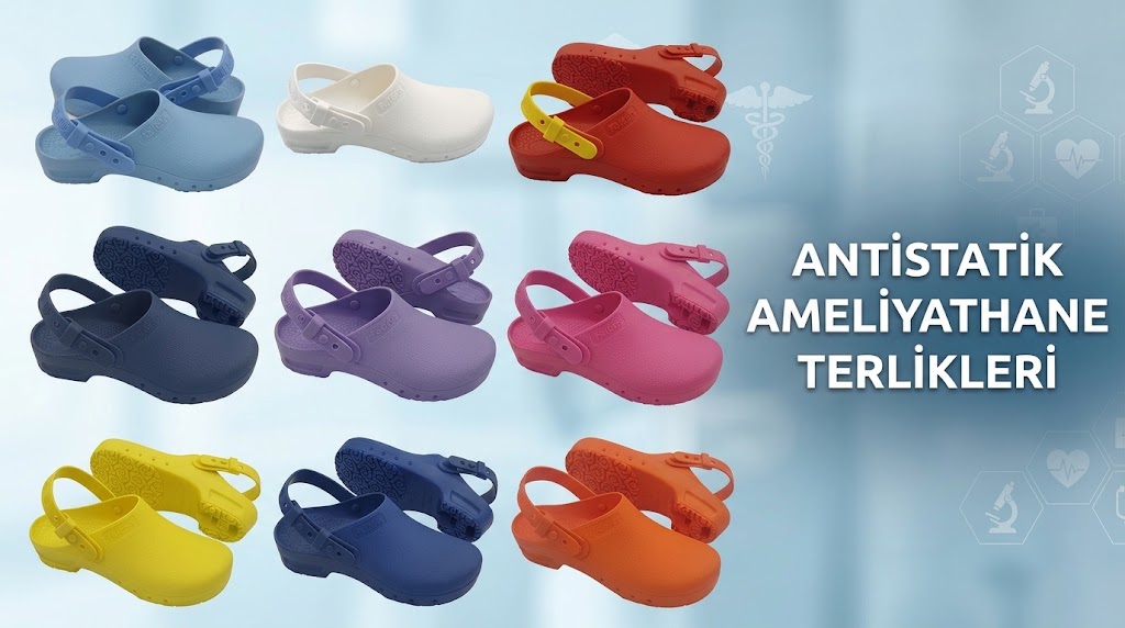 Atkılı Antistatik Ameliyathane Terliği